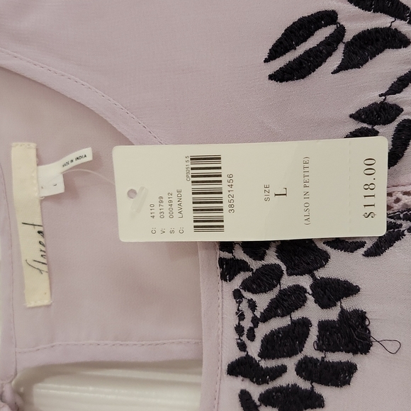 Anthropologie Floreat Roselle Floral Tank small - Picture 3 of 5